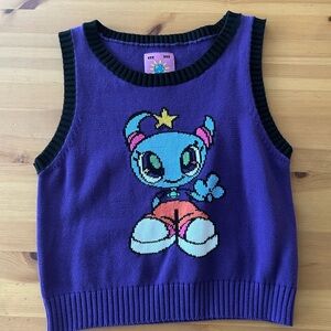 UNIF women’s cropped sweater vest